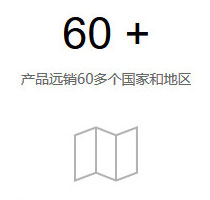 産(chǎn)品遠(yuǎn)銷60多(duō)個國(guó)家和地區(qū)